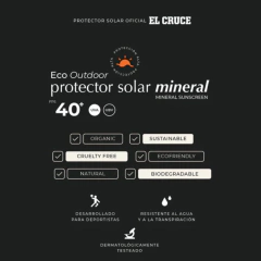 Imagen de Protector Solar Mineral 40+ | Eco Outdoor [Sin Tono] - CAVIAHUE