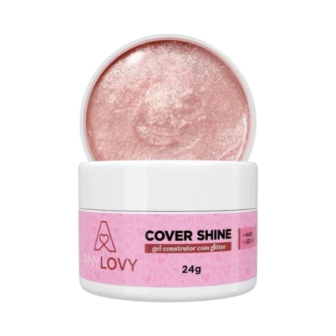 Gel Construtor Cover Shine Glitter 24g anylovy
