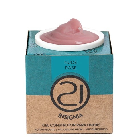 gel construtor nails 21 insigna nude rose 16g