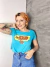 Cropped Babylook Mystery Machine (PsycheArt - Pronta entrega) - Rainbow Pin Up Store