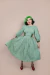 Vestido Jardim Secreto Listrado Sob Medida - comprar online