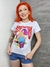 Camiseta Babylook Red Hot Branca (PsycheArt - Pronta entrega) - Rainbow Pin Up Store