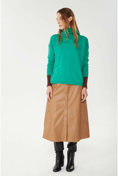 Poleron PARKER (verde) - comprar online