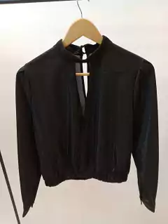 Blusa NIGHTFLYER (brillos negro)