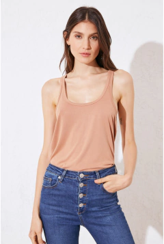 Musculosa Bretel Wayne (Camel) - comprar online