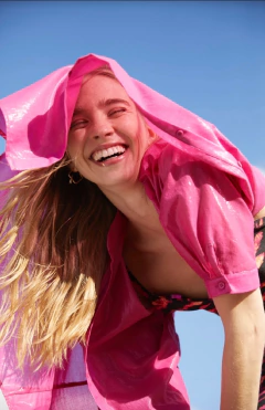 Vestido Corto Beyond Girlfriend Fucsia en internet