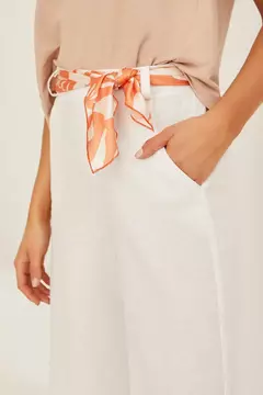 Pañuelo FLORAL DISTORT (naranja) - comprar online
