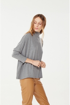 Polera JARRET (gris melange) - comprar online