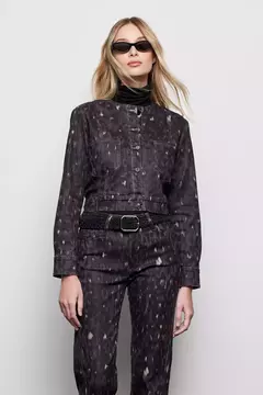 Chaqueta Coco Green Print - comprar online