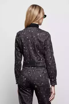 Chaqueta Coco Green Print - MaryCruz