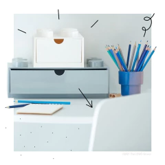 Lego Cajón de escritorio 8 blanco en internet