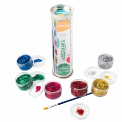 Dáctilopinturas x 6 glitter