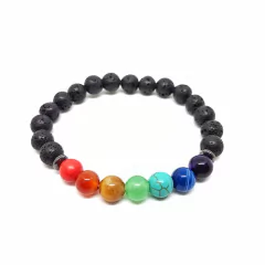 7 Chakras Black - Pulseira de Equilíbrio na internet
