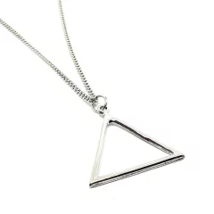 Colar Triangle Metal Nickel na internet