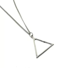 Colar Triangle Metal Nickel