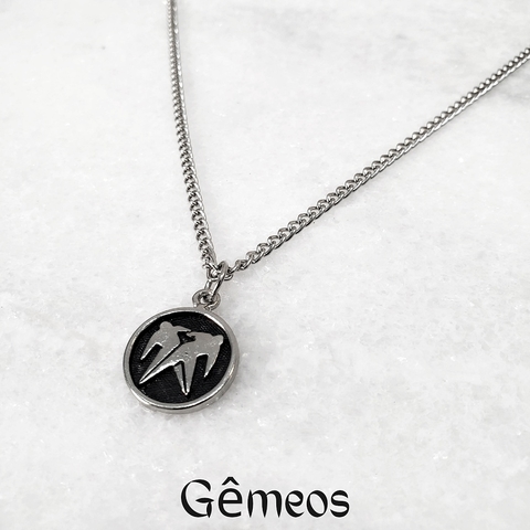 Colar Zodiaco Signo de Gêmeos
