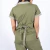 Ambo Zoe verde con verde malva - Master Uniformes