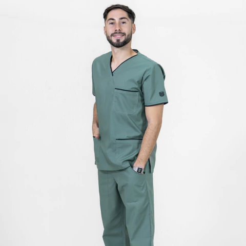 Ambo Leo verde militar con negro