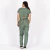 Ambo Zoe verde con rosa viejo - Master Uniformes