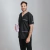 Ambo Leo negro con lila - tienda online