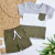 Remera Bolsillo + Short Verde