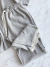 SET PIJAMA LARGO PANAL GRIS - Amelie Mur Intimates