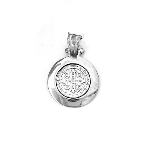 DIJE SAN BENITO DE PLATA 925