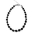 PULSERA CRISTAL BLACK DE ACERO QUIRURGICO