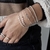 PULSERA FIVE CIRCLE DE PLATA 925 - comprar online