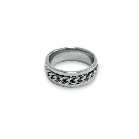 ANILLO HOMME CHAIN REAL DE ACERO QUIRURGICO