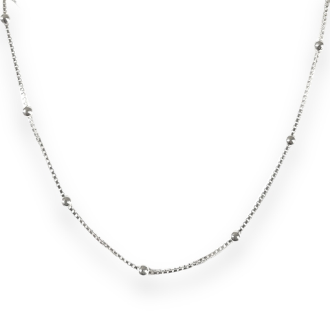 CADENA BOLITAS VENECIA DE PLATA 925