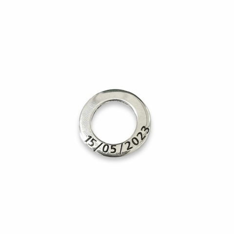 DIJE 1 ARANDELA DE PLATA 925 - comprar online