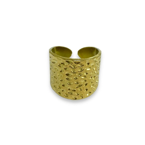 ANILLO HUMMER ANC GOLD DE ACERO DORADO