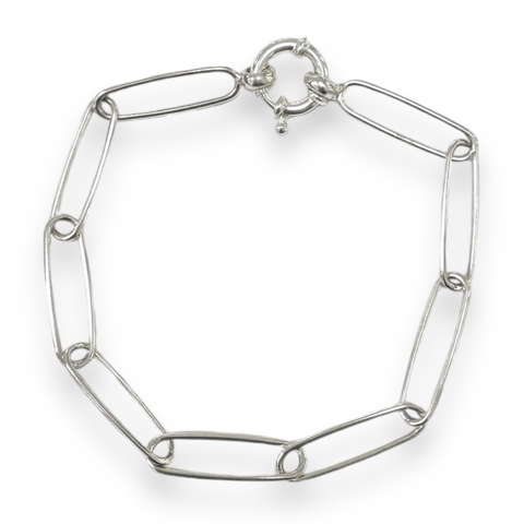 PULSERA LONG SLIM DE PLATA 925