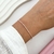 PULSERA BOLITAS RATON SUPER SLIM DE ACERO BLANCO en internet