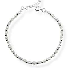 PULSERA COMBI PEARL DE PLATA 925 - comprar online