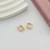 ARGOLLAS GOLD SQUARE DE ACERO DORARO - comprar online