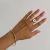 ANILLO EYE GOLD ACERO DORADO - comprar online