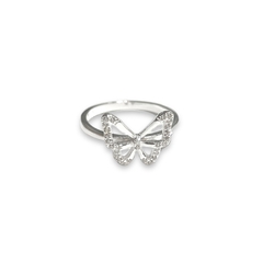ANILLO BUTERFLY EMPTY SHINE DE PLATA 925