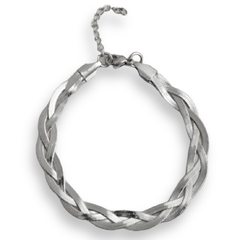 PULSERA CINTA RAPUN DE ACERO QUIRURGICO