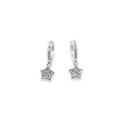 ARGOLLAS CON DIJE SHINE STAR DE PLATA 925