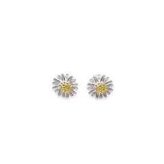 AROS MARGARITA YELLOW DE PLATA 925