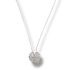 GARGANTILLA FOUR TREBOL SHINE DE PLATA 925 - comprar online