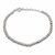 PULSERA BOLITAS FULL DE ACERO BLANCO