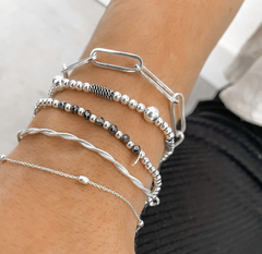 PULSERA LONG DE PLATA 925 - comprar online