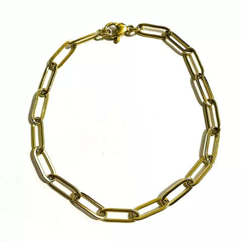 PULSERA FORCE DE ACERO DORADO