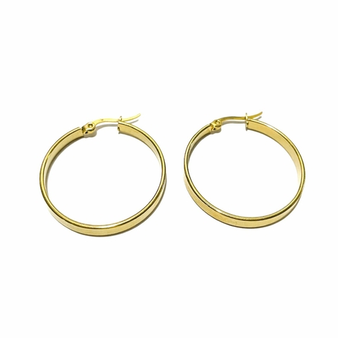 ARGOLLAS CINTA DE ACERO DORADO