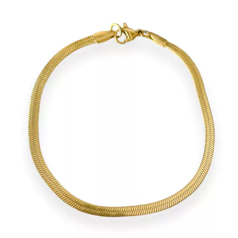 PULSERA GOLD CINTA DE ACERO DORADO