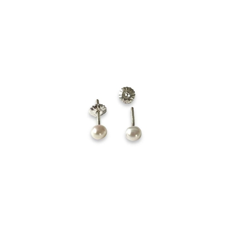 AROS PERLAS CULTIVO XS DE PLATA 925