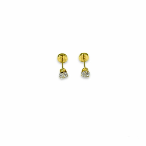 ABRIDORES CUBIC 3MM DE ORO 18K
